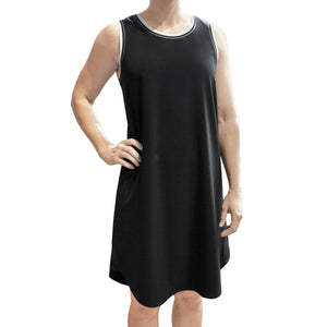 ABS Allen Schwartz Women's Fashion Sleeveless T-Shirt Dress
