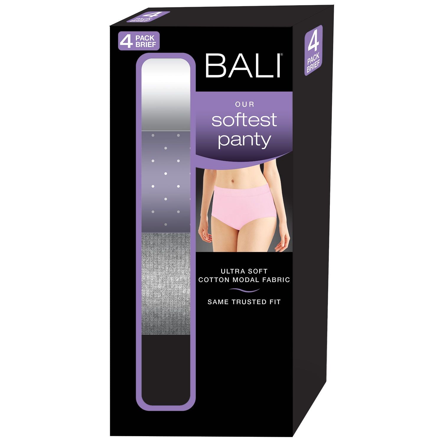Bali Women 4-Pack Cotton Modal Ultra Soft Brief Panty – Kasa Style