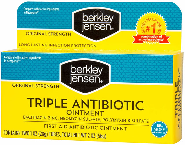Berkley Jensen Triple Antibiotic Ointment 1 Oz  2 Pack