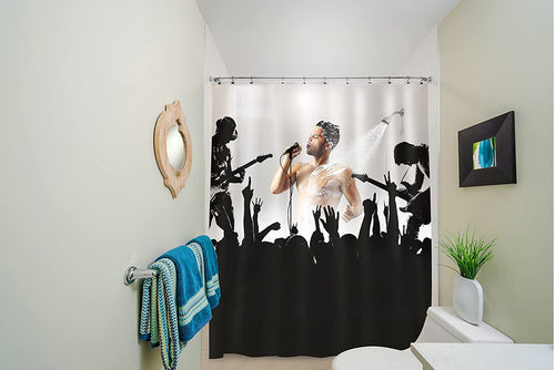 BigMouth Inc Instant Rock Star Shower Curtain