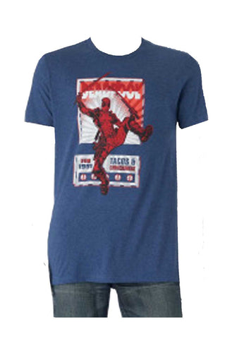 Men's Marvel Deadpool Ninja Tee T-Shirt Crew Neck