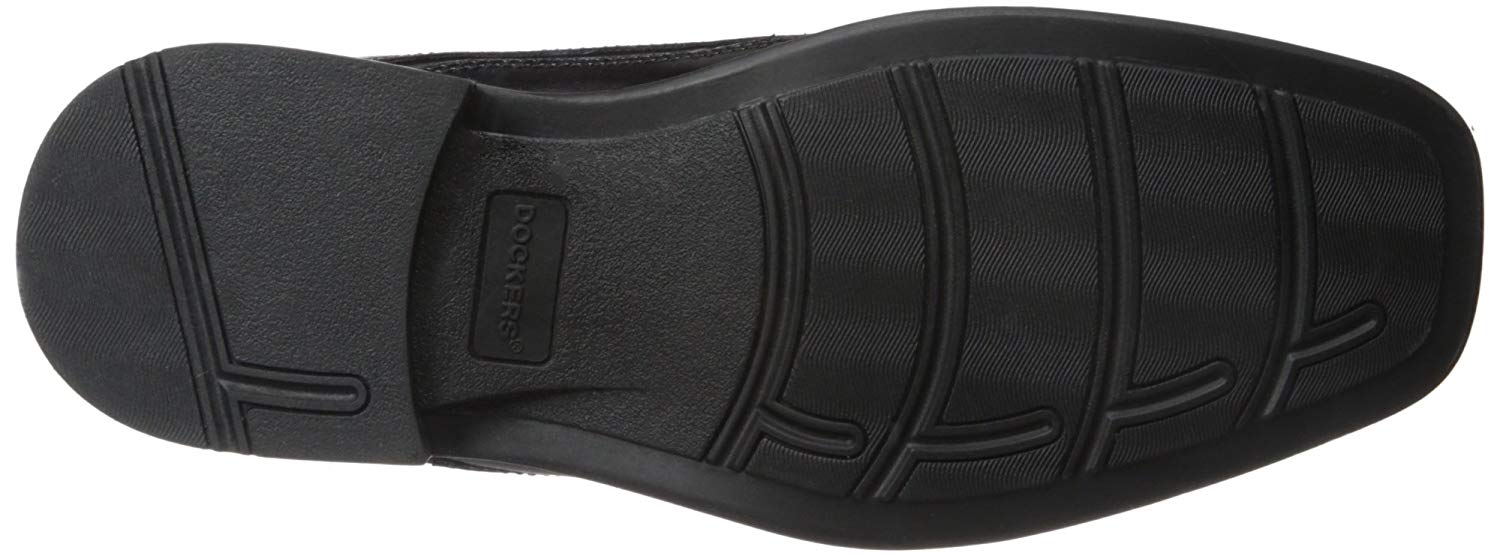 Dockers Men Slip On Oxford Classic Dress Brookline Shoes Black 8.5