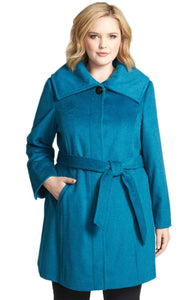 Ellen Tracy LNR By La Nouvelle Renaissance Wool Angora Coat