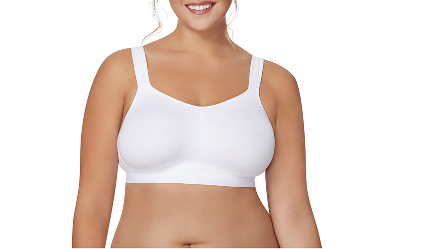 Just My Size Women's Plus Size Active Lifestyle Wirefree Bra, Style 1220