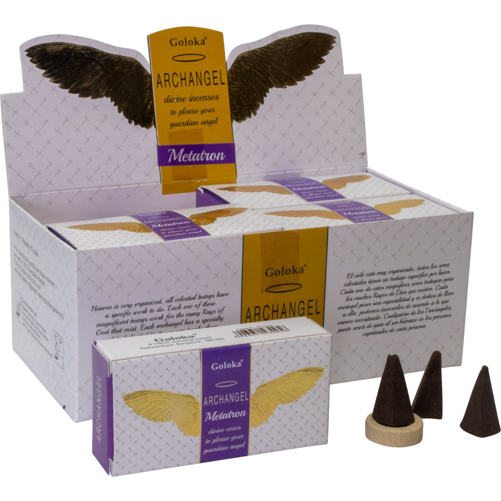 Goloka Archangel Guardian Angel Divine Incense Backflow Incense Cones 2 Pack