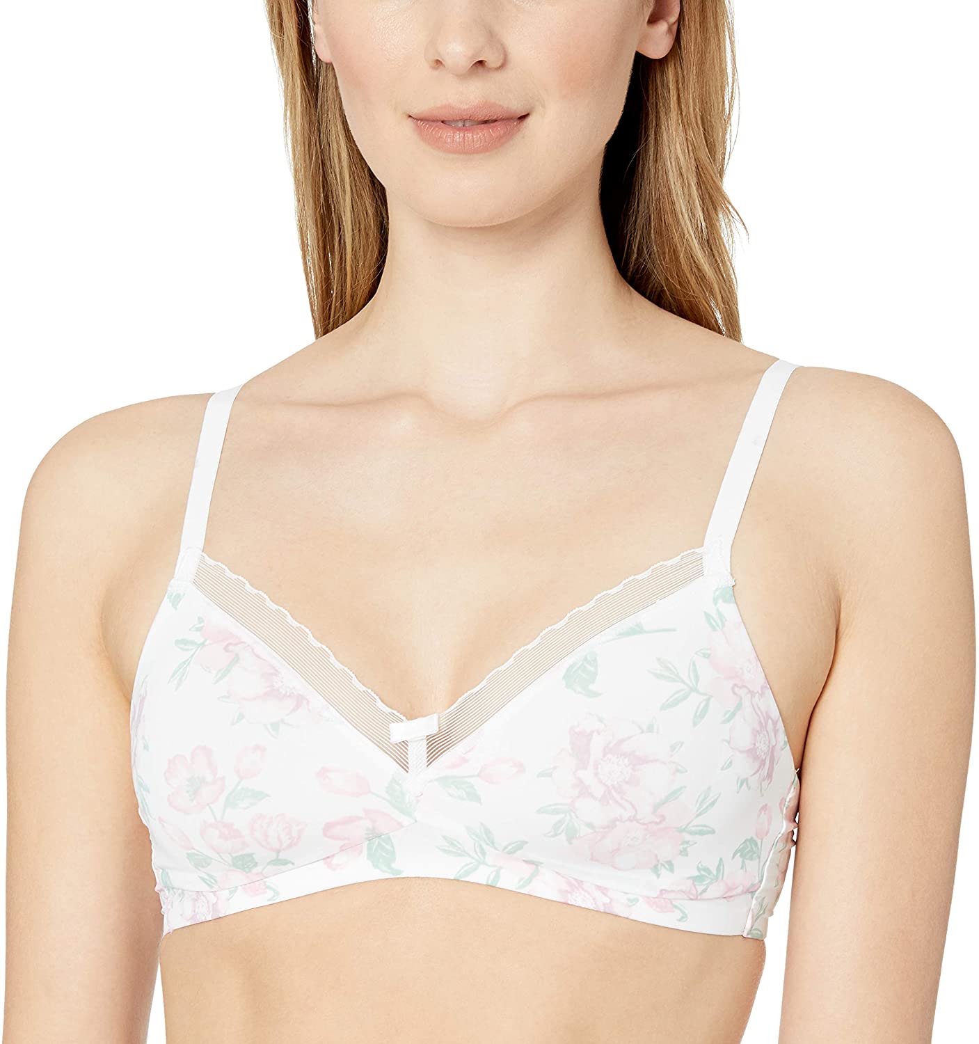 Hanes Ultimate Womens Silky Smooth Comfort Unlined Wirefree Bra