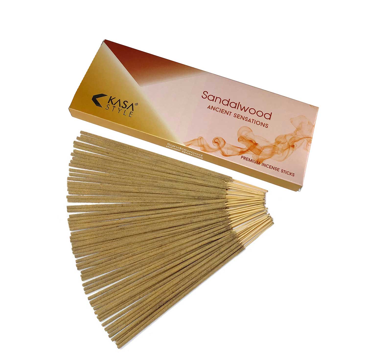 Kasa Style Ancient Sensations - Premium Incense Sticks - 100gr - 100% Natural No Chemicals - 1 Hour Burning