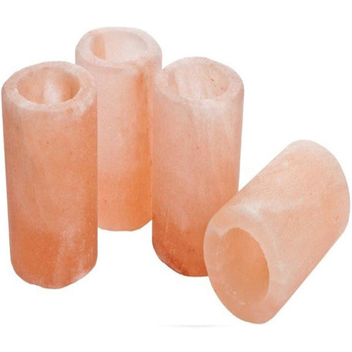 Kasa Style Pink Himalayan Salt Shot Glasses 4 Pack by The Original Salt Company