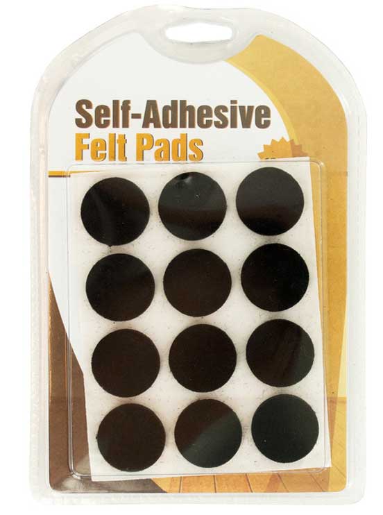 Self-Adhesive Felt Floor Protector Cushion Pads 3 Pack (38-Piece)
