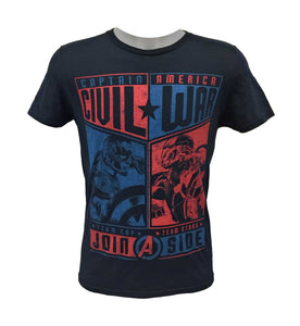 Marvel Captain America Civil War Captain America VS Iron Man T-Shirt