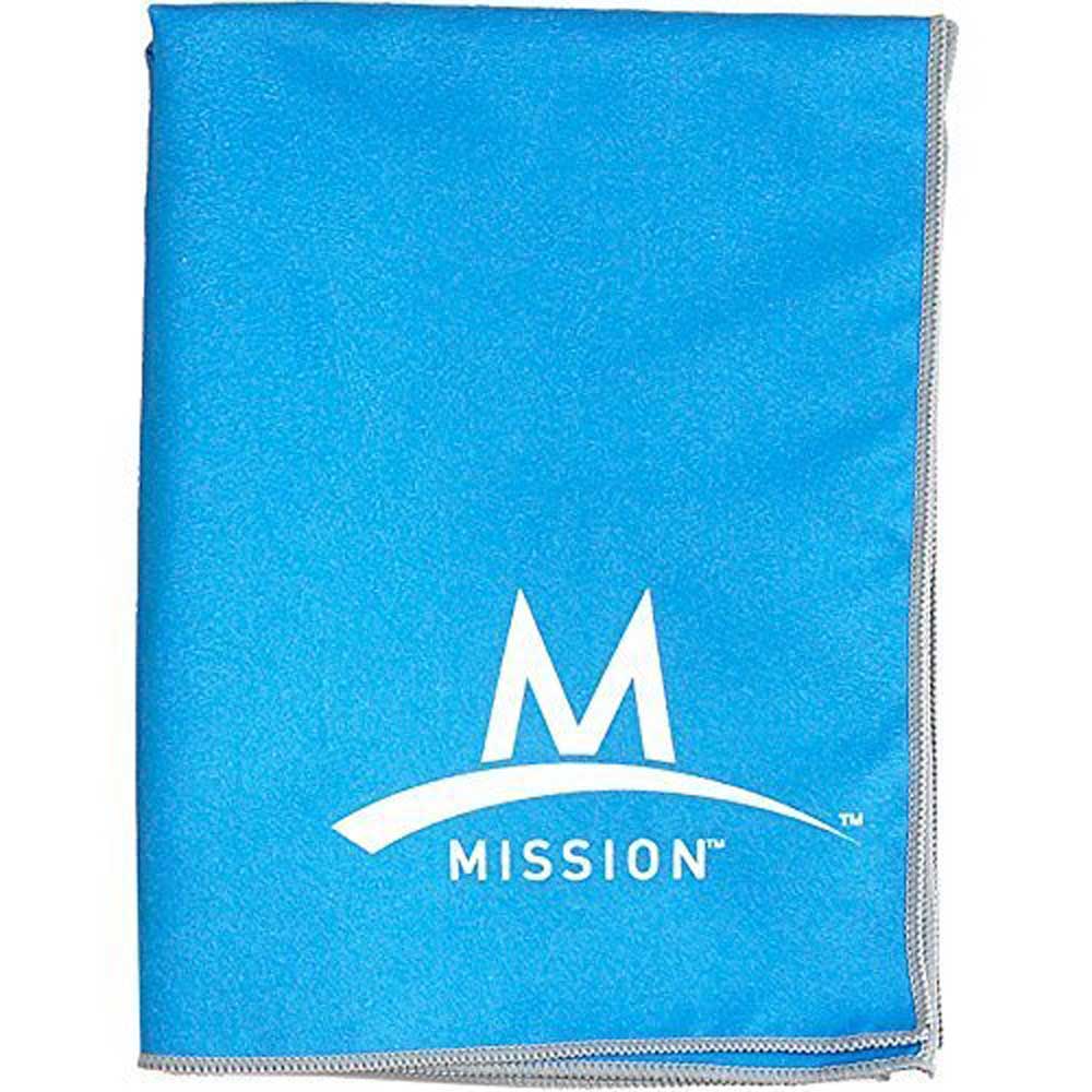 Mission Athletecare Enduracool Instant Cooling Lightweight Towel Blue 13