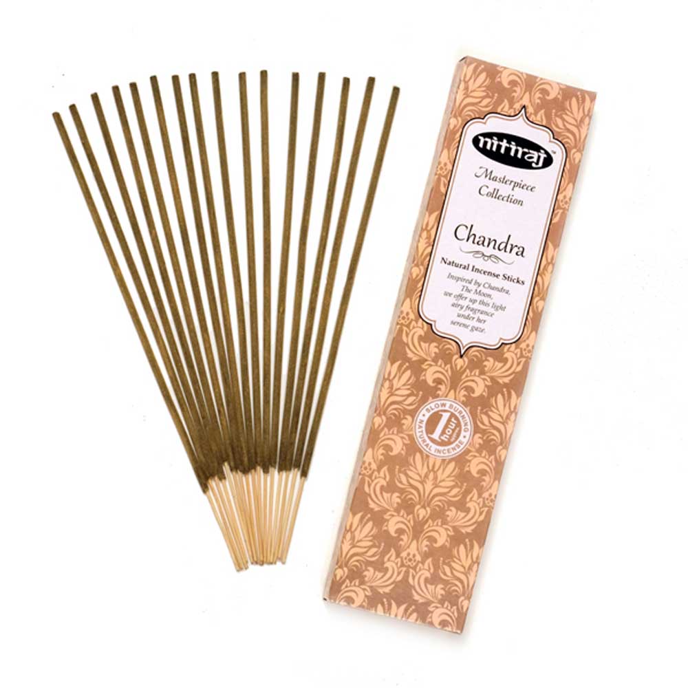 Nitiraj Masterpiece Collection Incense 2-Pack 25gm 1 Hour per Stick