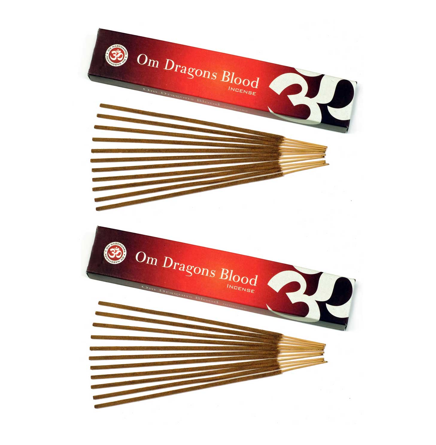 Om Incense Works Natural Fragrance Incense Sticks 2 Pack (15 grams per Box)