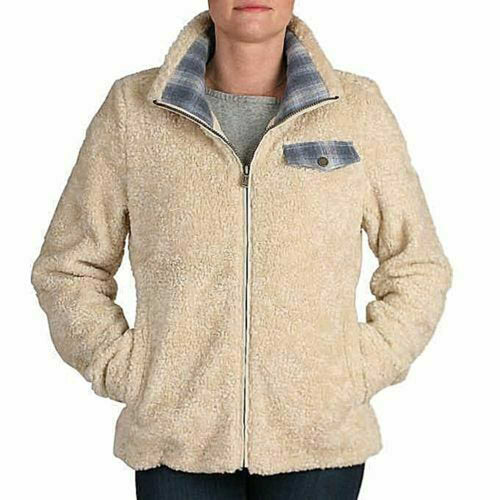 Pendleton Women Fuzzy Full Zip Coat Jacket