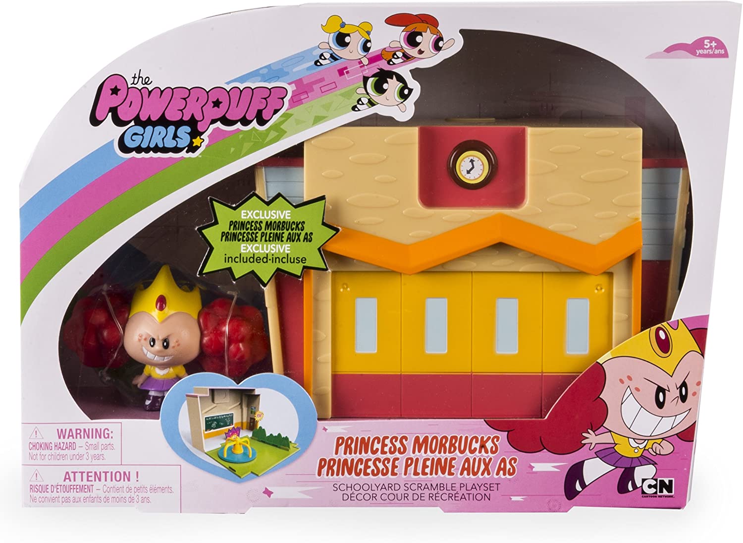 Powerpuff Girls - Princess Morbucks Schoolyard Scramble Playset