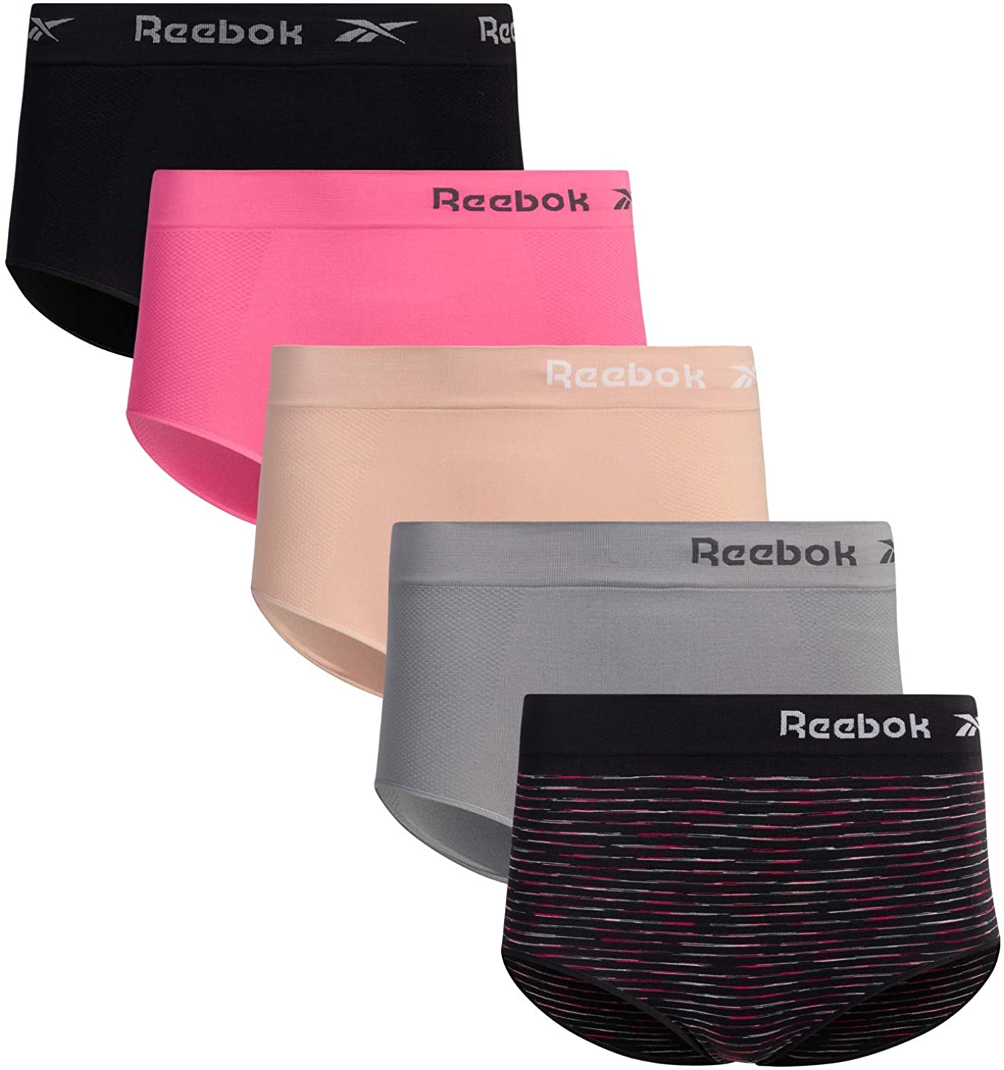 Reebok Women's Underwear Seamless Briefs Panties (5 Pack) – Kasa Style