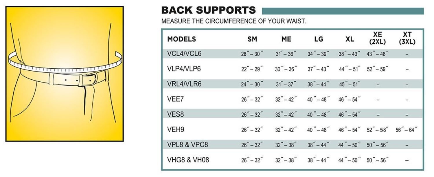 Valeo Industrial VHO8 High Visibility Back Support Lifting Belt VI9353 L