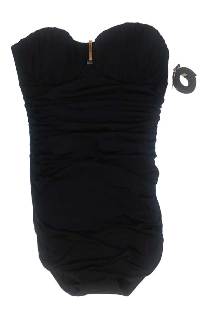 Victoria's Secret One-Piece Strapless Swimsuit Dress Black Swimwear 4A ...