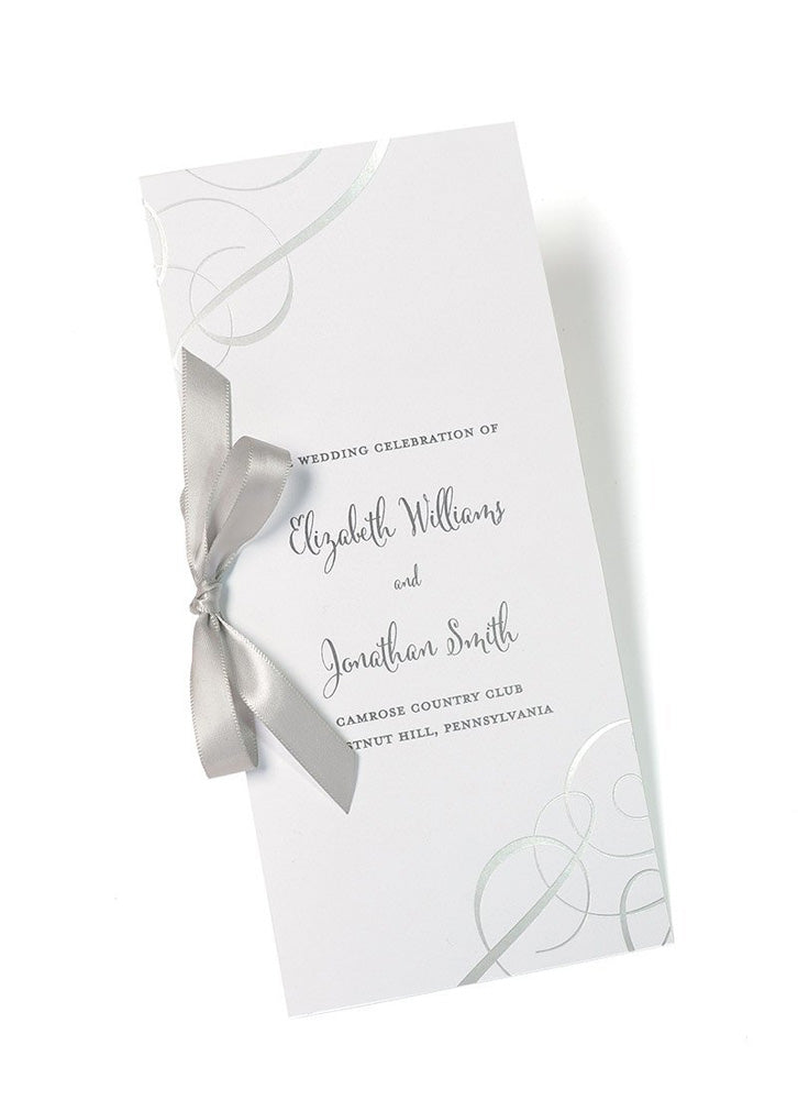 Wedding Collection Gartner Studios Program Kit Silver Foil Swirl