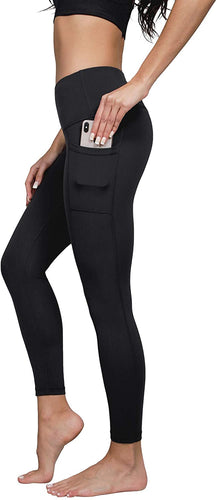 Yogalicious High Waist Ultra Soft 7/8 Ankle Length Leggings with Pockets